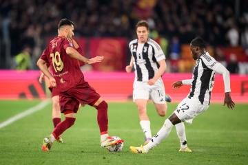 Empate en la capital: Juventus y Roma igualaron 1-1 en la Serie A
