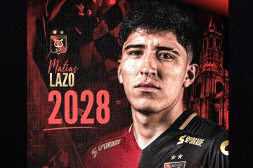 Melgar anunció la renovación de Matías Lazo