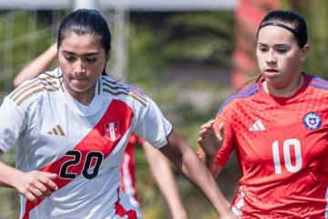(FOTOS) Selección peruana femenina U17 cayó 4-0 con Chile en partido amistoso