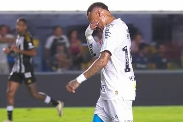 Neymar se retiró llorando tras nueva lesión