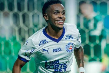 Bahía sorprendió a Palmeiras en el Brasileirao