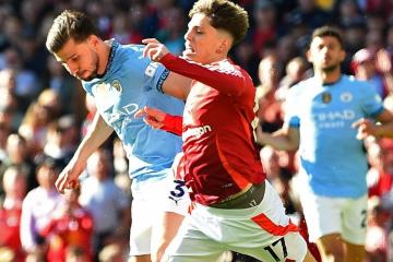 Derbi en cero: Manchester United y Manchester City empataron sin goles