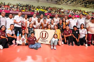 Universitario venció a Rebaza Acosta en el primer duelo de ‘cuartos’ de la Liga Peruana de Vóley