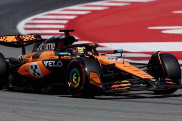 Piastri se llevó pole position y este domingo largará primero en el GP de España