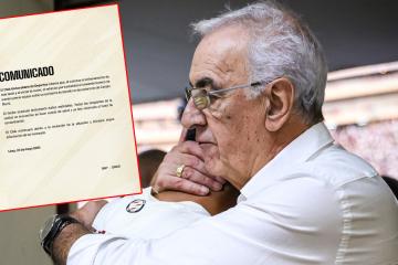 Universitario se pronunció tras accidente de Jorge Fossati y comando técnico