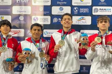 ¡Arriba Perú! Nadadores peruanos consiguieron siete medallas de oro en Colombia