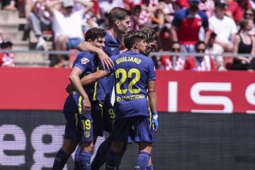 Atlético de Madrid cerró la temporada con goleada ante Girona