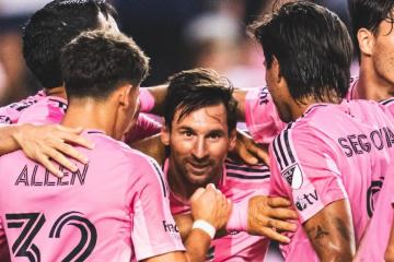 Con dobletes de Messi y Suárez, Inter Miami ganó de local