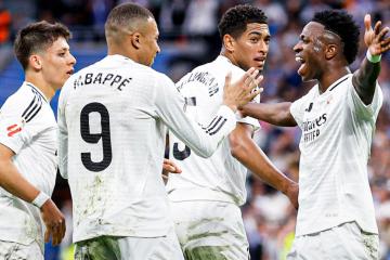Real Madrid venció por 3-2 al Celta de Vigo