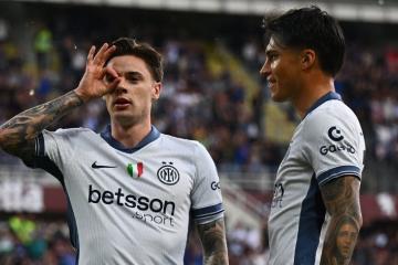 Inter de Milán derrota por 2-0 a Torino y se mantiene en la cima de la Serie A