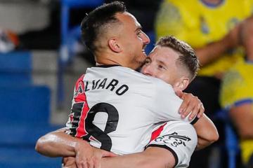 Rayo Vallecano venció a Las Palmas y se ilusiona con clasificación internacional