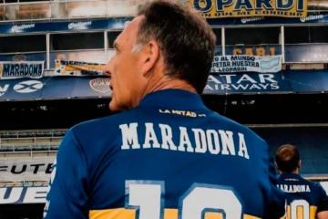 Russo dirigió su primer entrenamiento en Boca Juniors