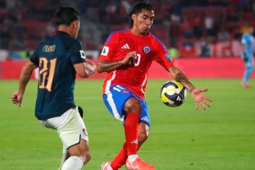 Chile sufrió su primera baja para duelos ante Argentina y Bolivia