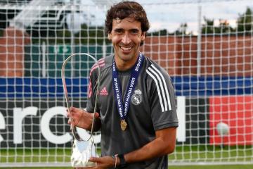 Raúl se despidió del Real Madrid Castilla