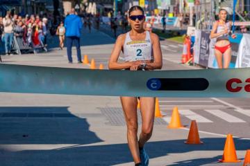 Kimberly García logró su tercera medalla de plata en el año en Polonia