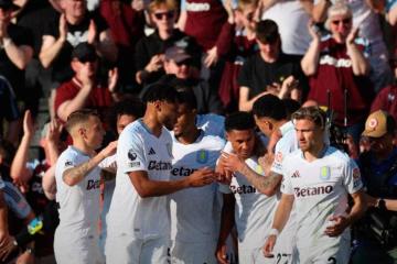 Aston Villa ganó y sueña con la Champions League