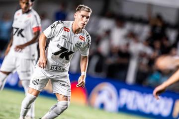 Santos igualó en casa ante CRB por la Copa de Brasil