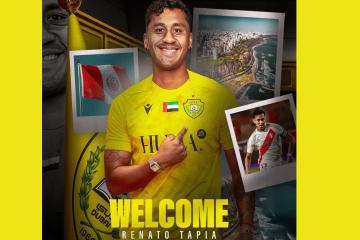 ¡Nueva camiseta! Renato Tapia fue anunciado como nuevo 'jale' del Al-Wasl de Emiratos Árabes Unidos