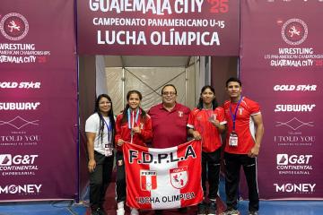 ¡Arriba Perú! Team peruano de lucha conquistó 20 medallas en Panamericano y Copa Pat Shaw