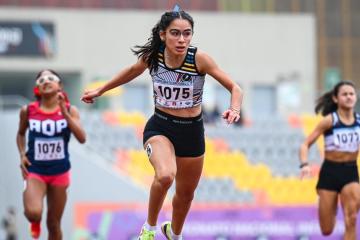 Cayetana Chirinos brilló en el Nacional U18 de Atletismo