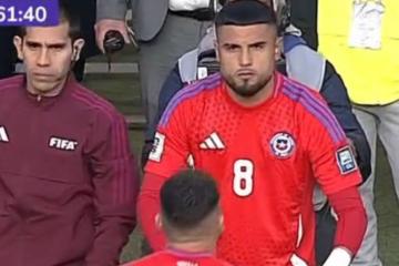 Rodrigo Ureña debutó con Chile en la derrota ante Bolivia