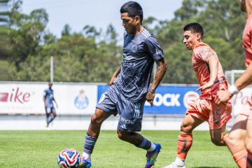 Joao Grimaldo fue titular en triunfo del Riga FC sobre Porto en choque amistoso