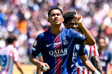PSG goleó 3-0 al Atlético de Madrid