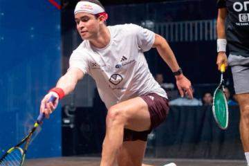 Diego Elías arrancó con triunfo en las PSA Squash Tour Finals
