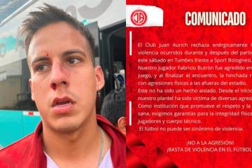 Juan Aurich denunció agresión contra futbolista Fabricio Butrón en Liga 3