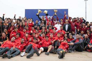 Gobierno anunció renovación de la pista atlética de la Videna durante campeonato universitario