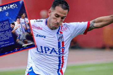 Delantero argentino Federico Andrada no continuará en Mannucci