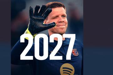 Wojciech Szczęsny extendió su contrato con el Barcelona hasta 2027