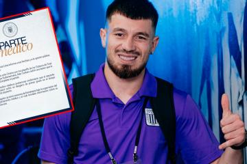 Parte médico: Alianza Lima dio a conocer lesión de Alan Cantero