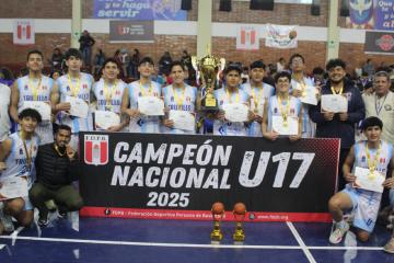 Trujillo y Surco se coronaron campeones nacionales de básquet U17