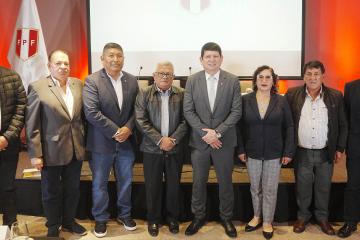 (FOTOS) Se eligió a la primera Junta Directiva de la Liga Nacional de Fútbol Aficionado