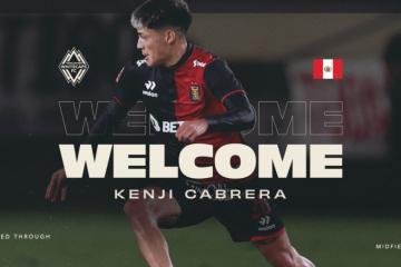 Vancouver Whitecaps le dio la bienvenida a Kenji Cabrera