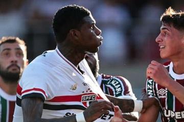 Sao Paulo venció 3-1 a Fluminense y encadenó su tercera victoria consecutiva en el Brasileirao