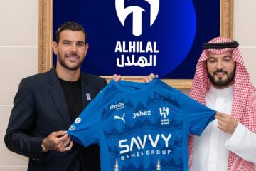 Theo Hernández fue presentado como nuevo jugador de Al-Hilal tras dejar el AC Milán