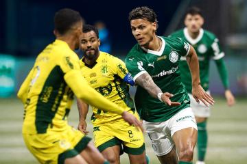 Palmeiras igualó 1-1 ante Mirassol en su regreso al Brasileirao
