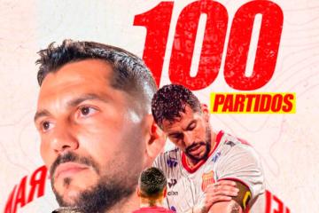 Grau destacó los 100 partidos de Daniel Franco con camiseta del club