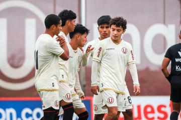 Universitario venció 2-1 a Juan Pablo II en arranque de Torneo Juvenil Sub-18