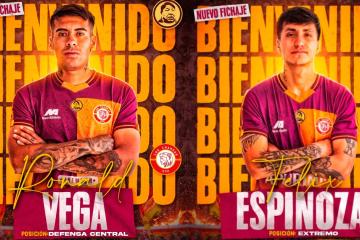 Los Chankas anunció las llegadas de Vega y Espinoza