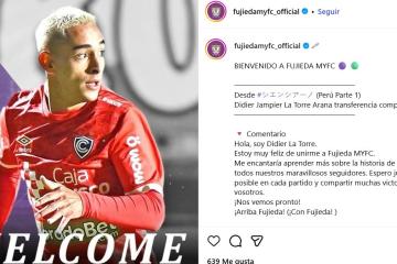 Didier La Torre: "Estoy muy feliz de unirme a Fujieda MYFC"