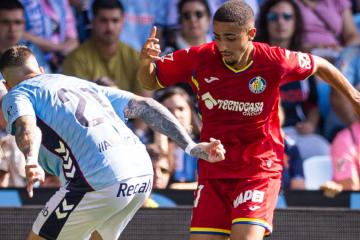 Getafe venció de visita al Celta en la Liga española