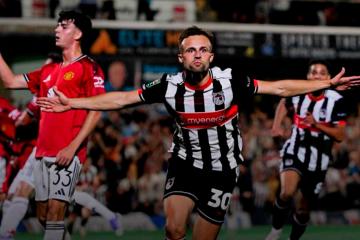 ¡Sorpresa! Grimsby Town eliminó al Manchester United de la Carabao Cup