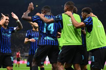 Inter arrancó la Serie A con goleada ante Torino