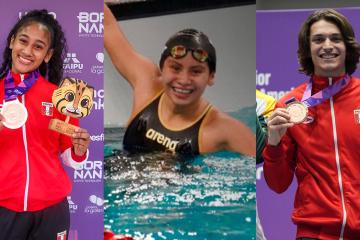 Llegó la tercera: Yasmín Silva se colgó la de bronce en natación en Asunción 2025