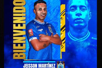 Binacional anunció el fichaje del delantero Jeisson Martínez