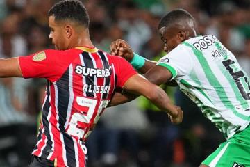 Atlético Nacional empató en casa ante Sao Paulo