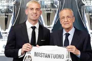 Mastantuono: "Se me cumple el sueño de llegar al Real Madrid y daré la vida por esta camiseta"